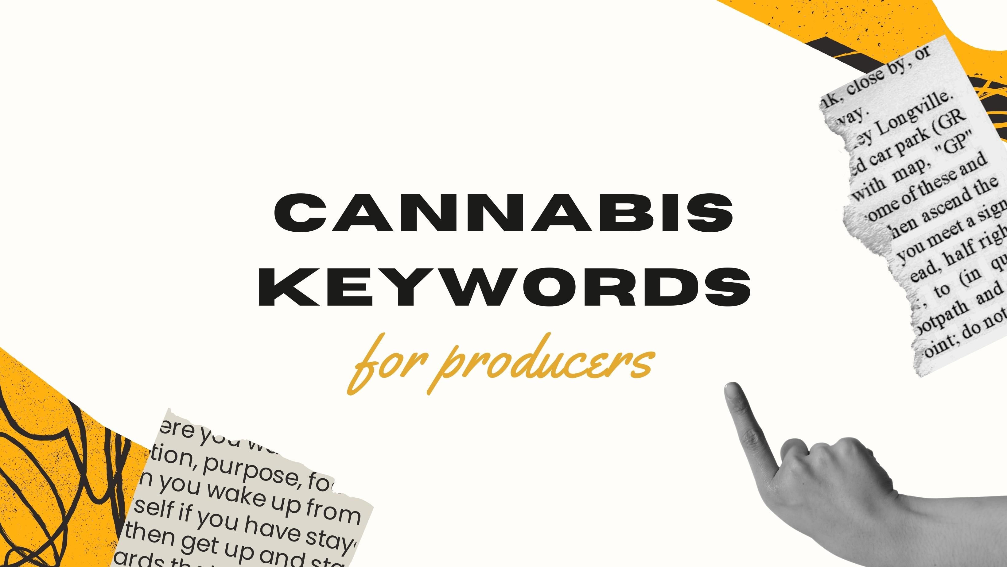 cannabis keywords for producers